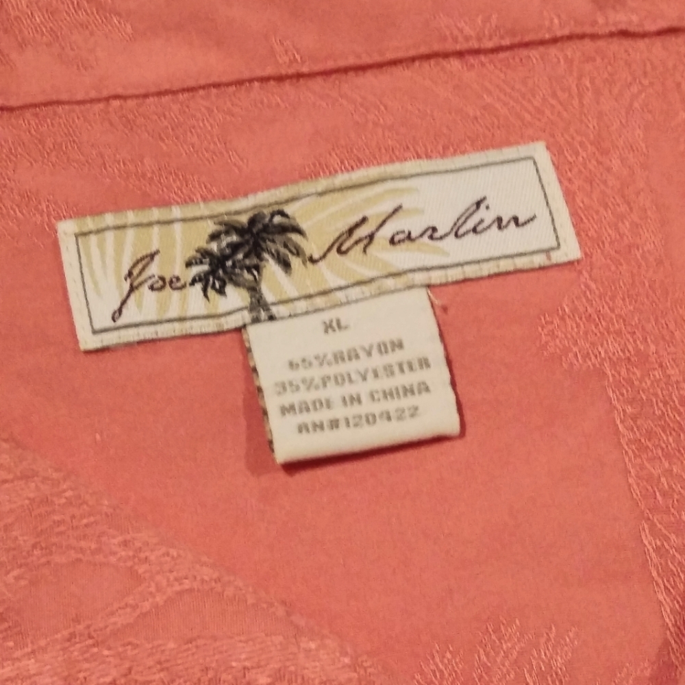 Joe Marlin Hawaiian/tropical shirt size XL